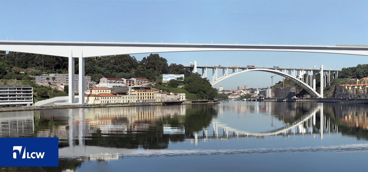 Nova ponte sobre o rio Douro