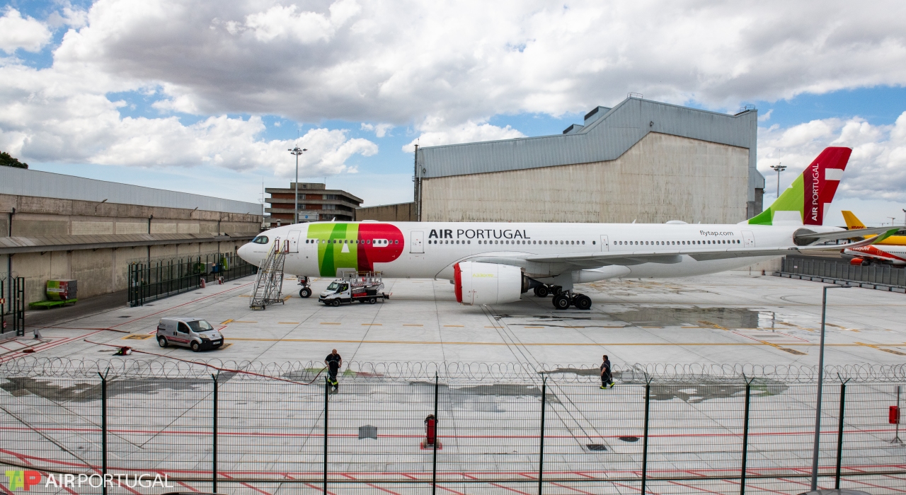 Ampliação de plataforma do hangar de manutenção da TAP